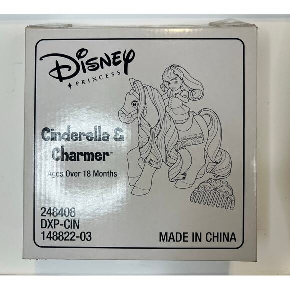 My First Disney Princess Pony 2002 Mattel Cinderella & Charmer New In Box - Picture 2 of 8